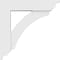 Ekena Millwork Standard Thorton Architectural Grade PVC Bracket with Traditional Ends, 3"W x 20"D x 20"H BKTP03X20X20THR01 - alternate 2